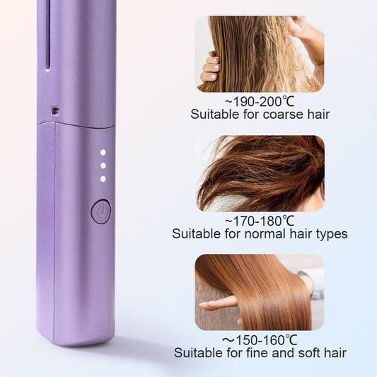 HairFix™️ | Rechargeable Hot Comb Hair Straightener