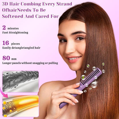 HairFix™️ | Rechargeable Hot Comb Hair Straightener