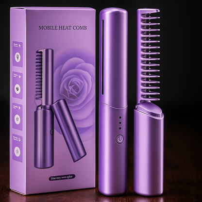HairFix™️ | Portable & Rechargable Mini Hair Straightener