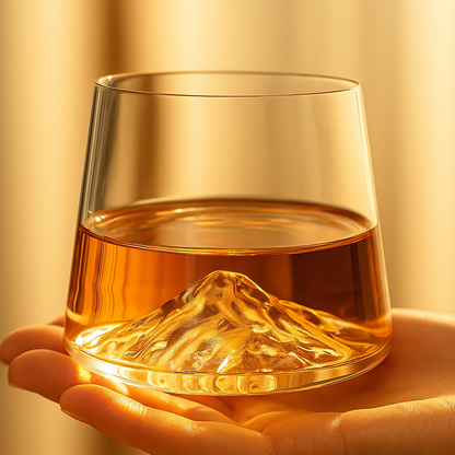 Japanese Mount Fuji Glass